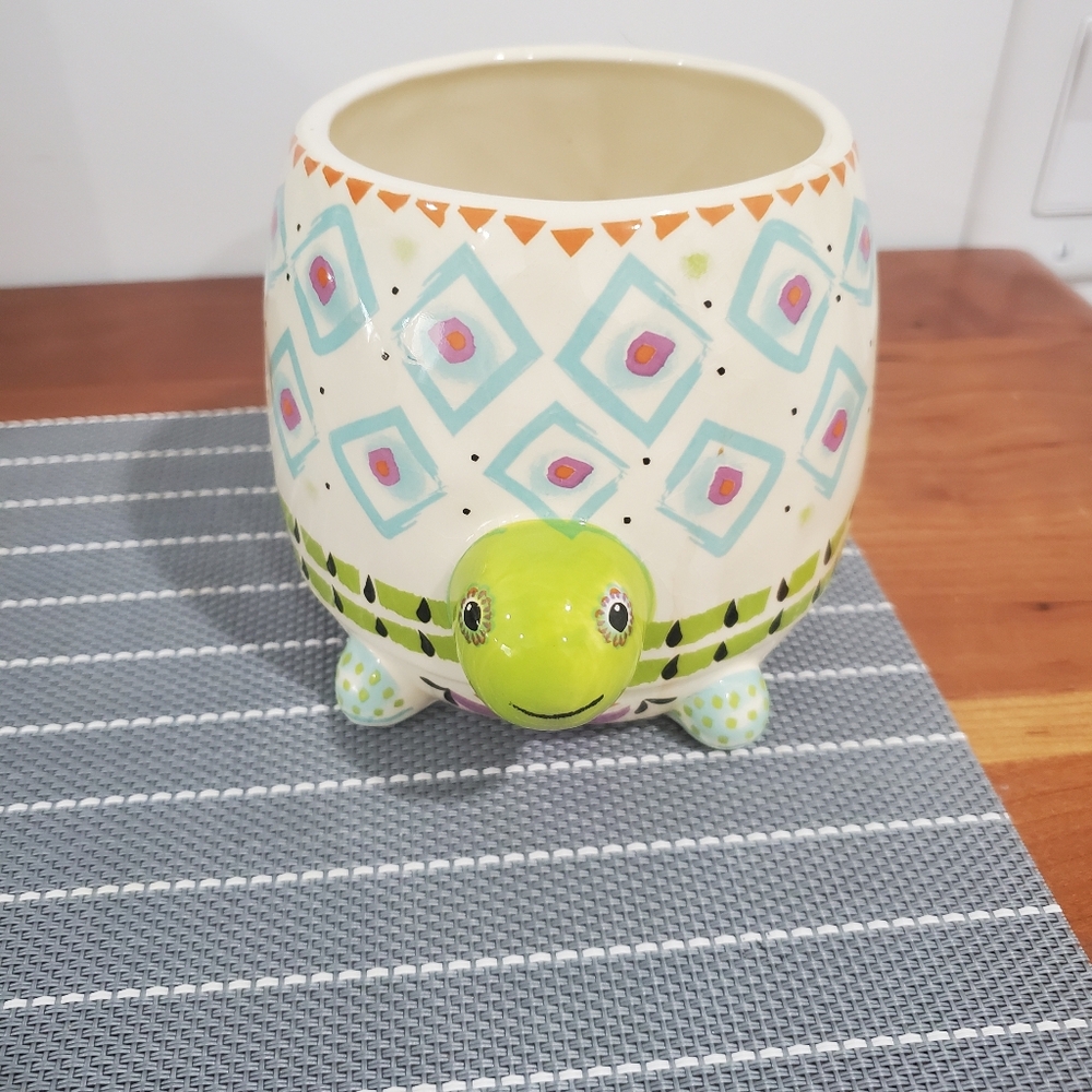 Natural Life Multicolor Turtle Mug